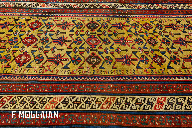 Antique Caucasian Kuba Rug n°:44101230